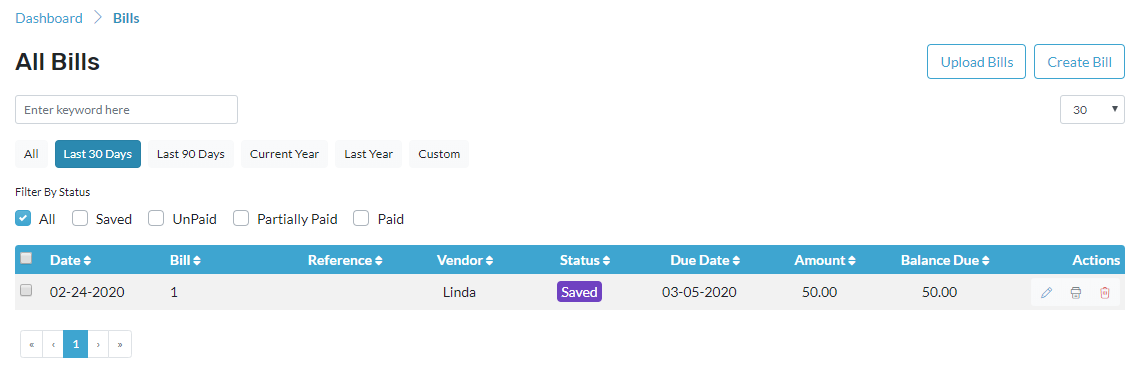 How to Edit & Delete Bills - myBooks Support